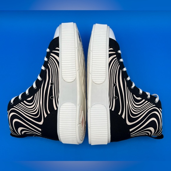 🦨 New UNISEX PF FLYERS LET IT FLOW ALLSTON X CHILLHOUSE HI TOP CANVAS SNEAKER - Picture 6 of 12